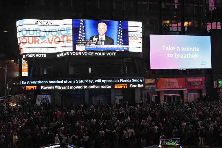 Les temps forts du discours de victoire de Joe Biden