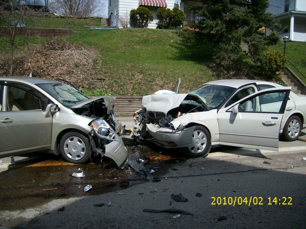 Accident de circulation, collusion de véhicule