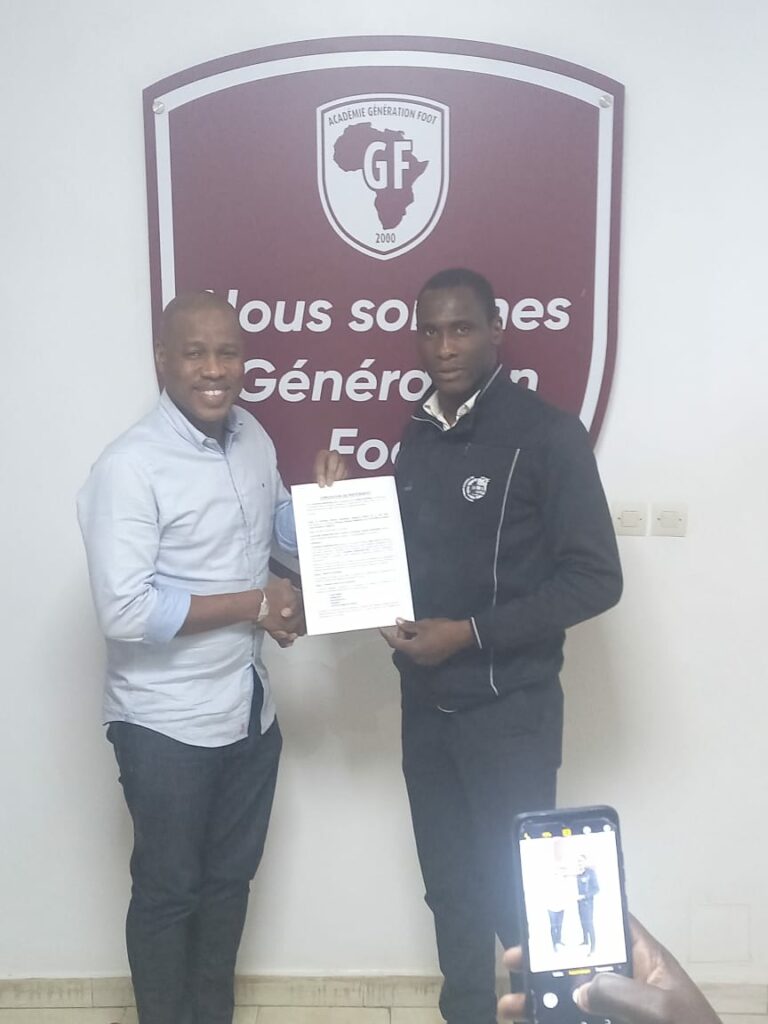 Limamoulaye Mbengue encense Mady Touré et… Limamoulaye Mbengue et Mady Touré signent une convention de partenriat