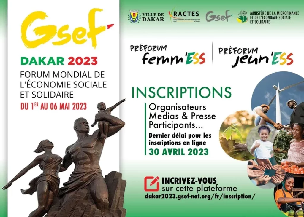 Programme du Forum mondial de Dakar Programme du Forum mondial de l'Economie sociale et solidaire de Dakar