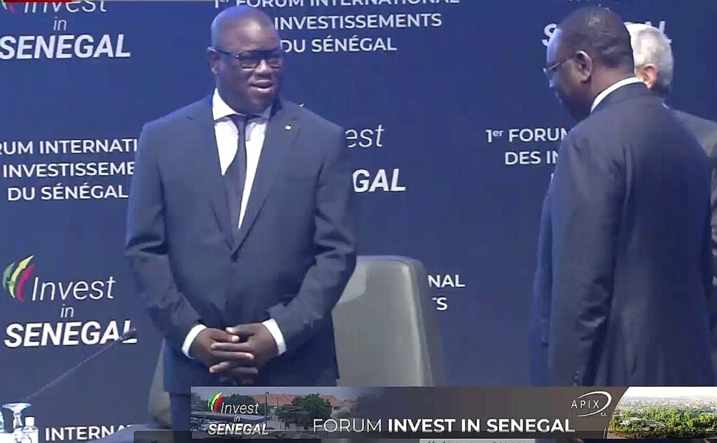 Macky Sall présent lors du forum Invest