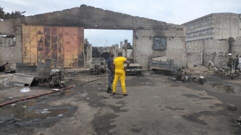 Bénin, incendie de dépôt de carburant