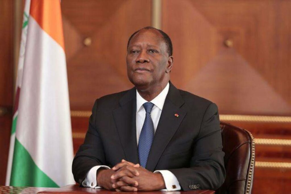 Ouattara, Président de la Cote d'Ivoire