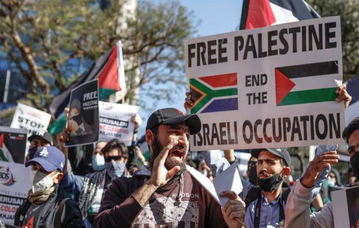 Afrique du Sud, manifestations de soutien à la Palestine