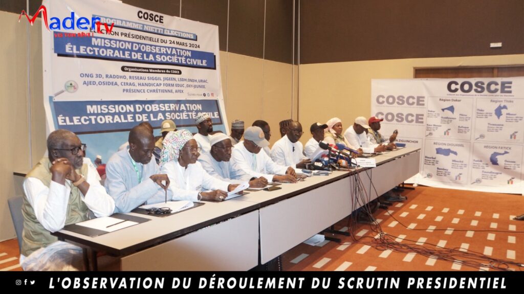 Société civile sénégalaise satisfaite du déroulement du scrutin présidentiel