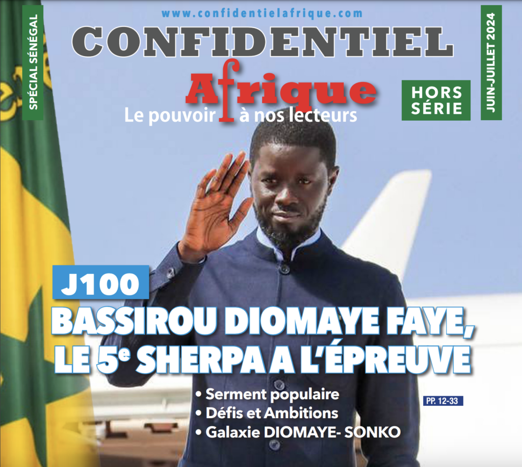 Confidentiel Afrique campe Diomaye Bassirou Faye