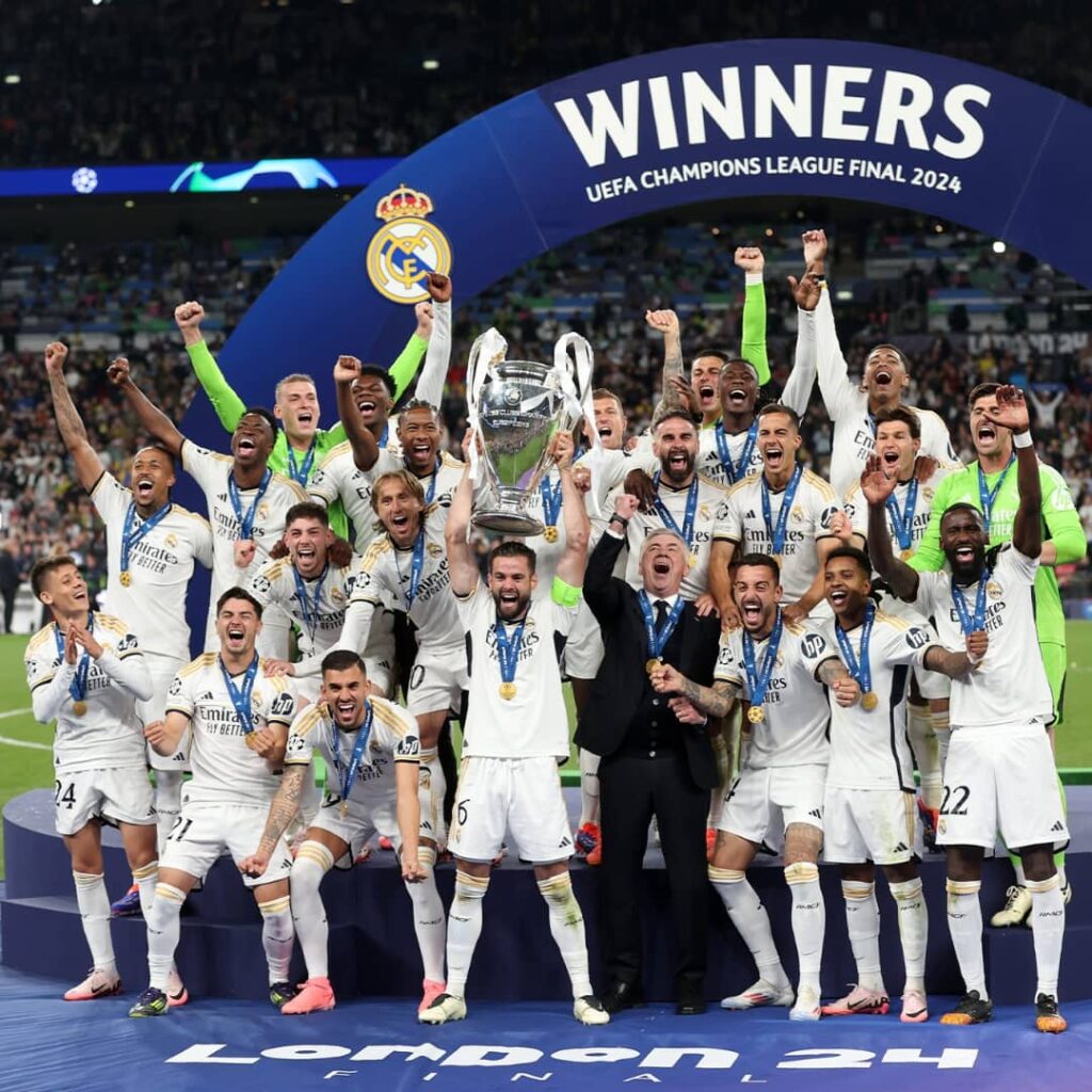 Real Madrid champion de la ligue des champions 2024