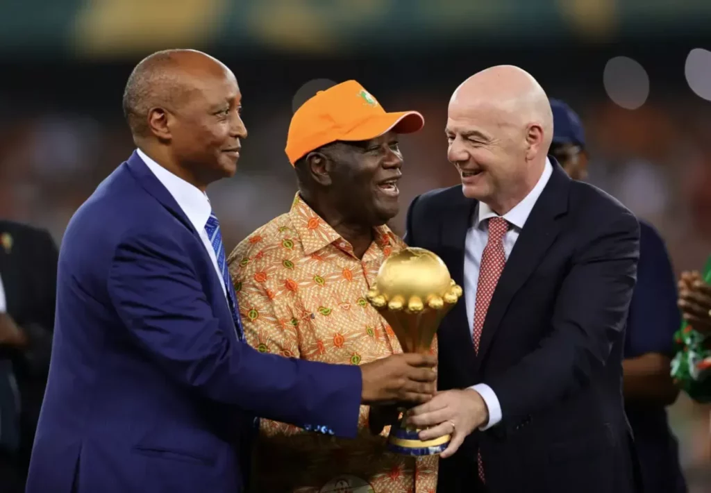 Can 2024, Infantino, Ouattara et Motsepe