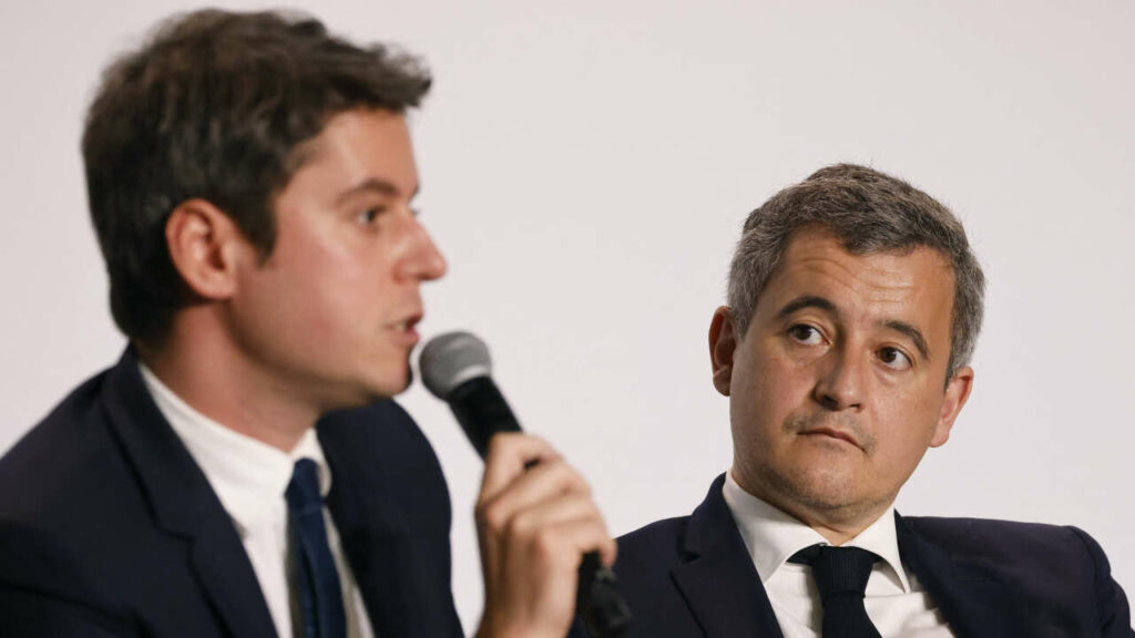 Gabriel Attal et Gérald Darmanin pour la guerre de la macronie